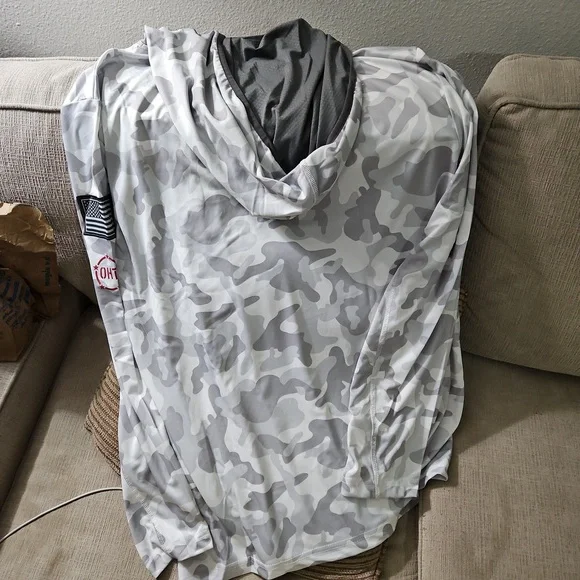 Colosseum lightweight Arctic Camo USC TROJANS OHT Hoodie. NWT. 2XL - Picture 6 of 8